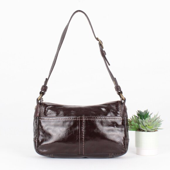 Coach Vintage Y2K Sufflette Patent Leather Shoulder Bag - Picture 5 of 8